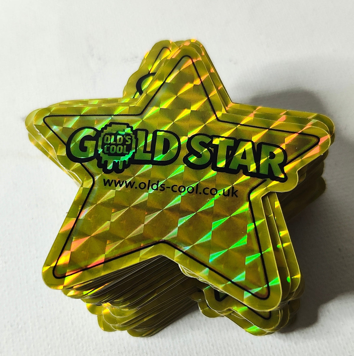 Gold Star Sticker = Top of the Class