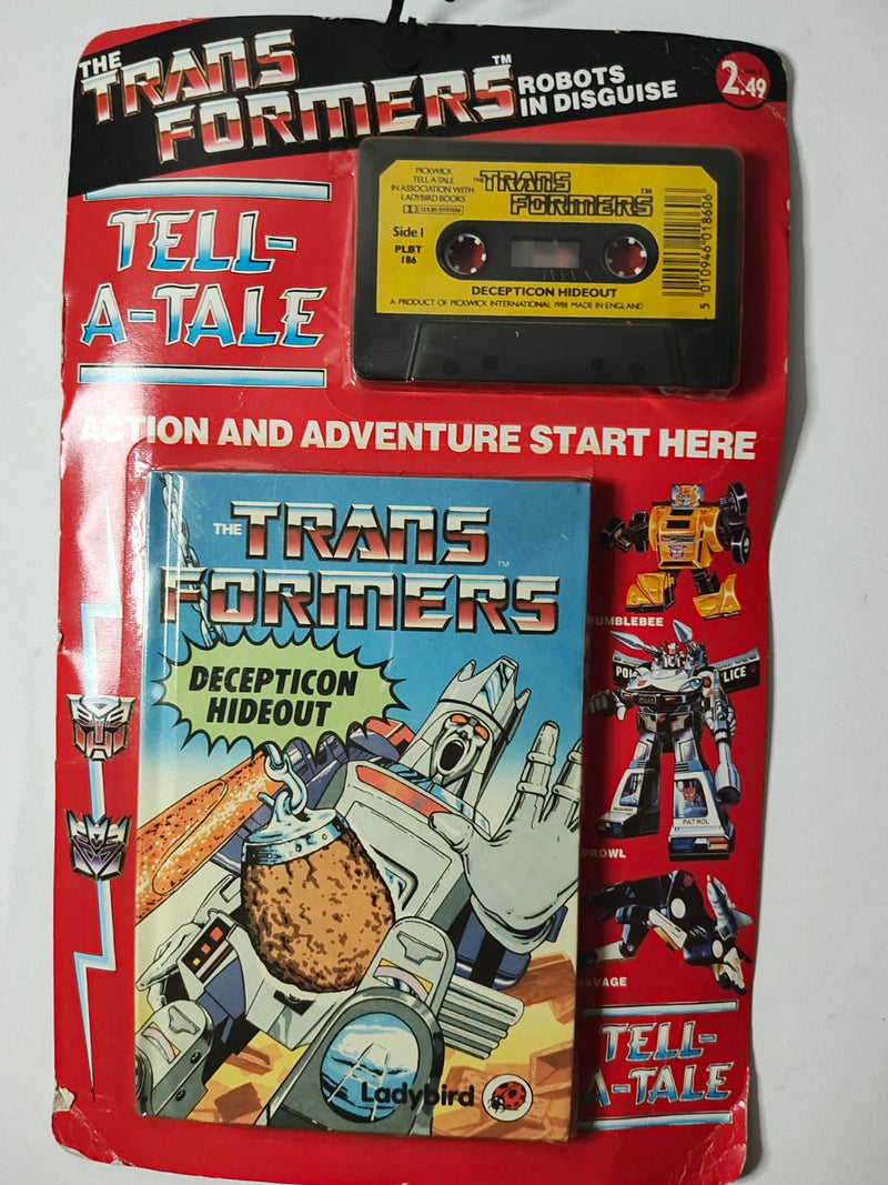Ladybird Tell a Tale Transformers Boxed Tape and Book - "Decepticon Hideout"