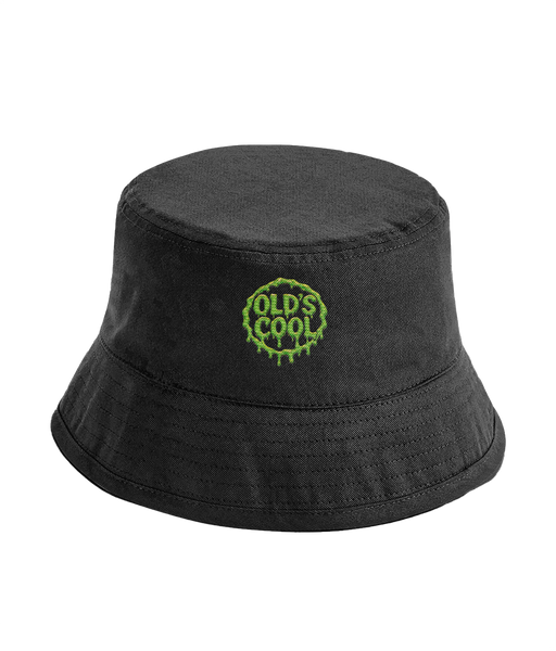 Old's Cool Slime dot Black/White Bucket hat.