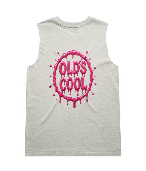 Pink Dot Nail Varnish logo She/They/Them Heavy faded tank