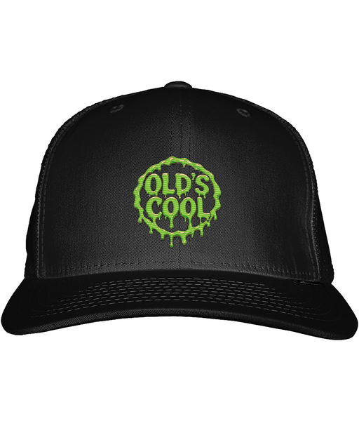 Old's Cool Slime dot trucker cap