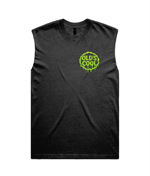 Unisex faded Old's cool Slime dot tank
