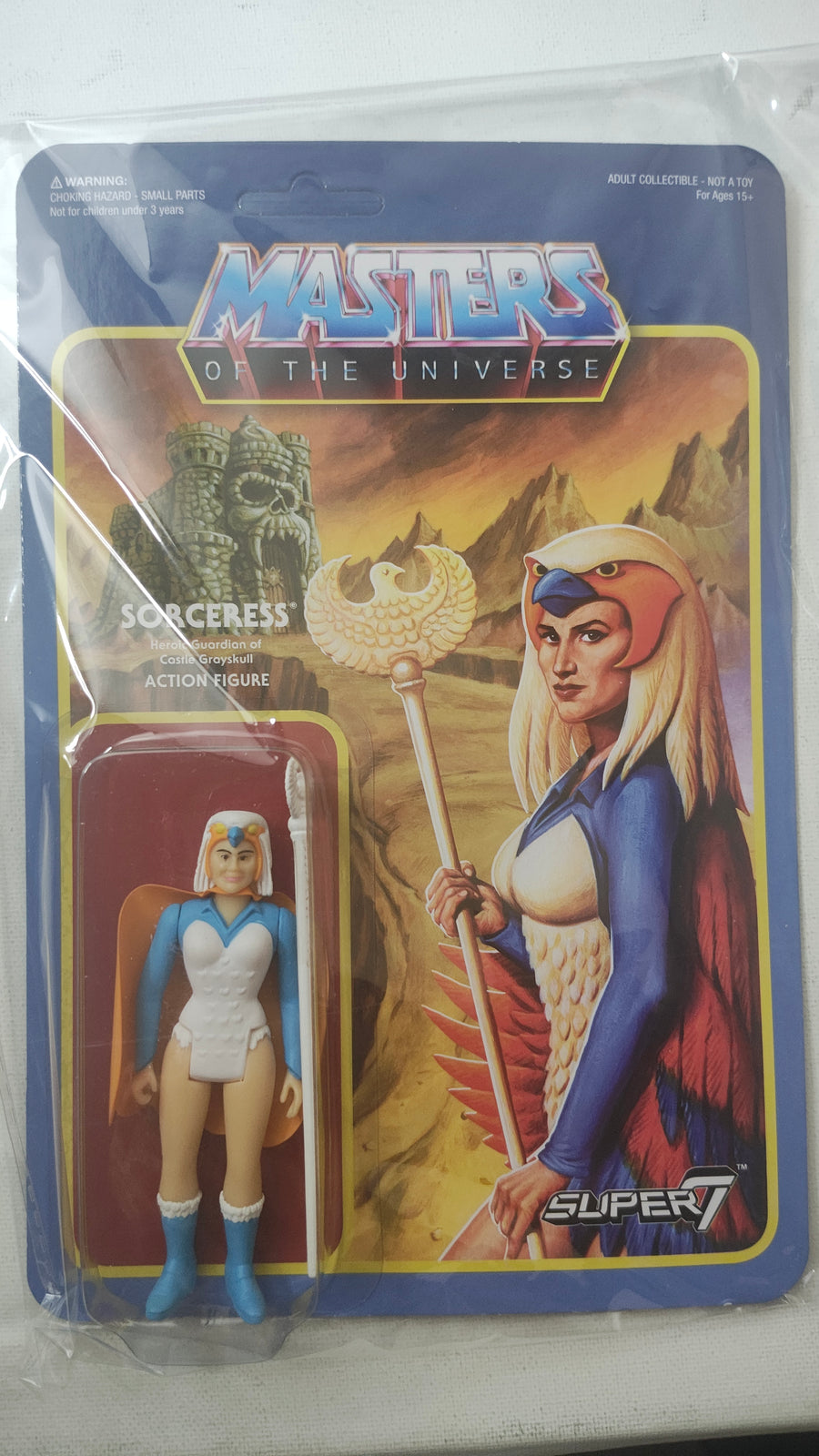 Super7 Masters of the Universe Sorceress: Unpunched Collectible Figure for Fans