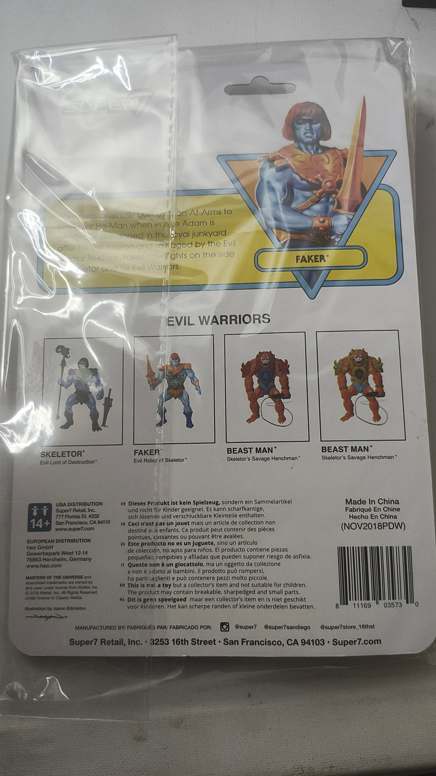 Masters of the Universe Faker Figure - Embrace Your Inner Hero