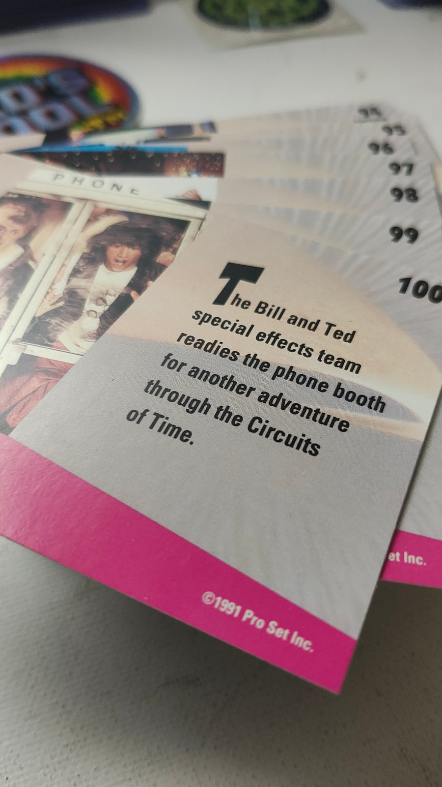 Ultimate Bill and Ted Trading Card Set - Complete 100 Card Collection from 1991