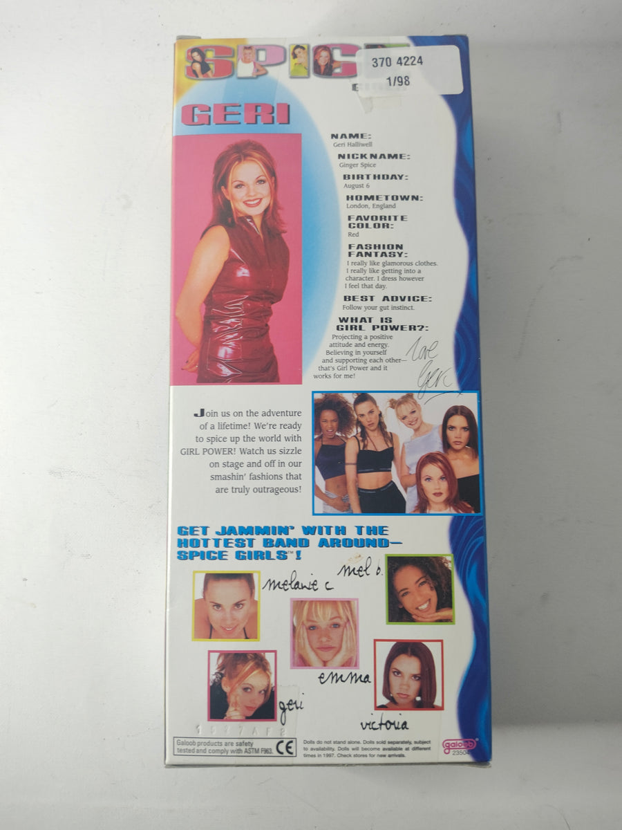 Ginger Spice boxed unopened 'union jack dress' doll circa 1997