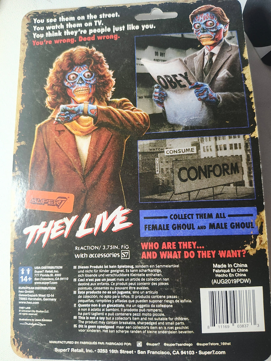 Super7 They Live Male Ghoul ReAction Figure - Old's Cool