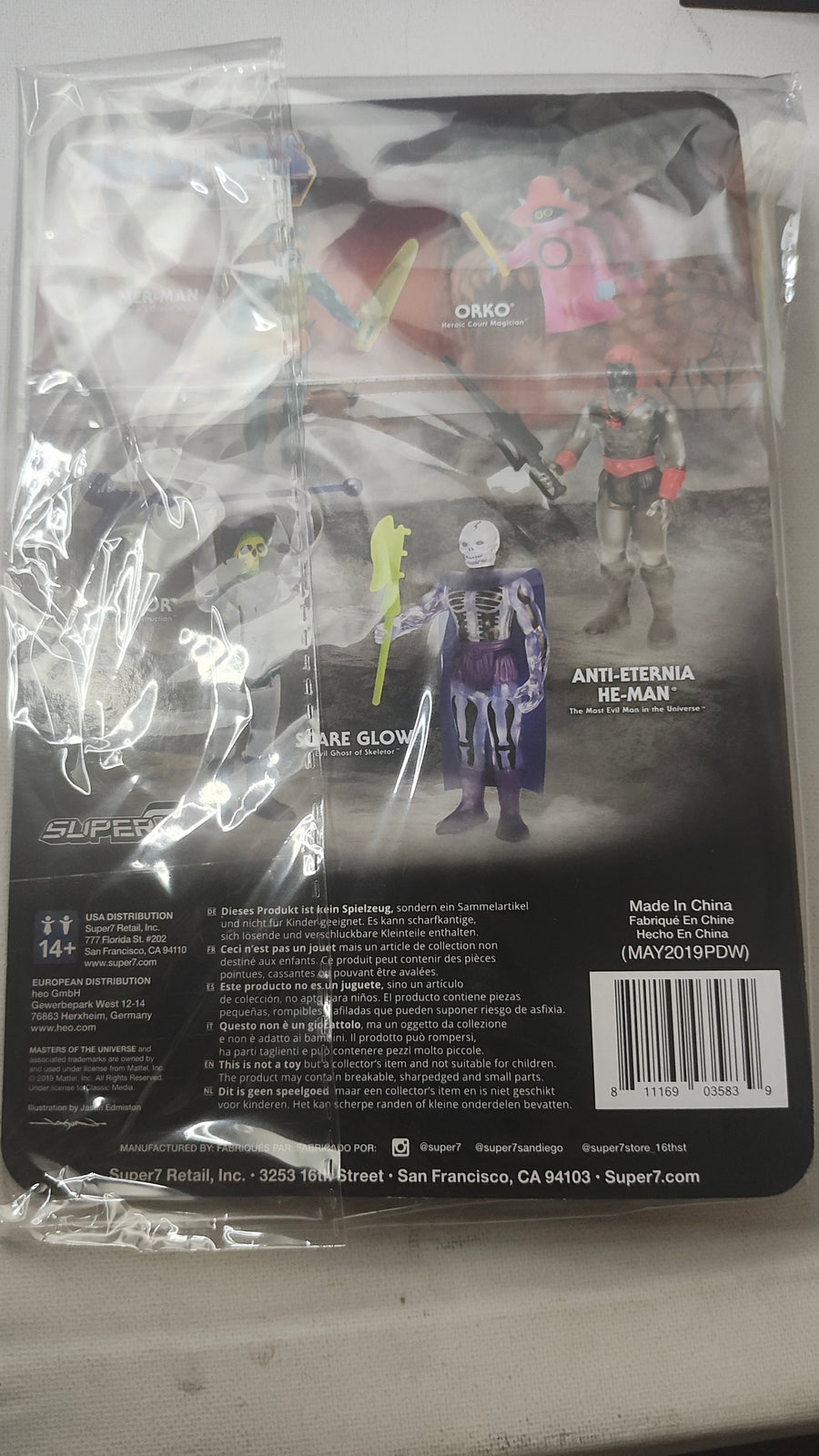 Masters of the Universe Mer-Man ReAction Figure - Unpunched Collectible Treasure