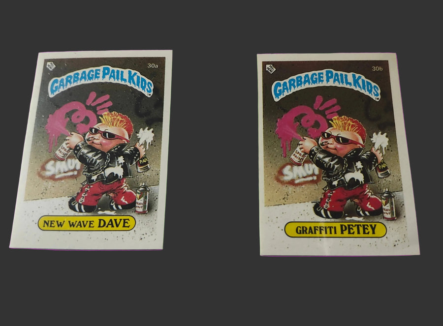 Garbage Pail Kids Series 1 UK Topps cards n/m circa 1985