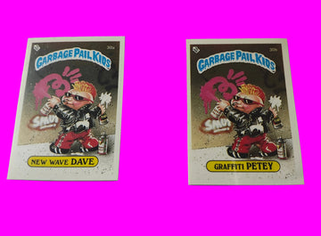 Garbage Pail Kids Series 1 UK Topps cards n/m circa 1985