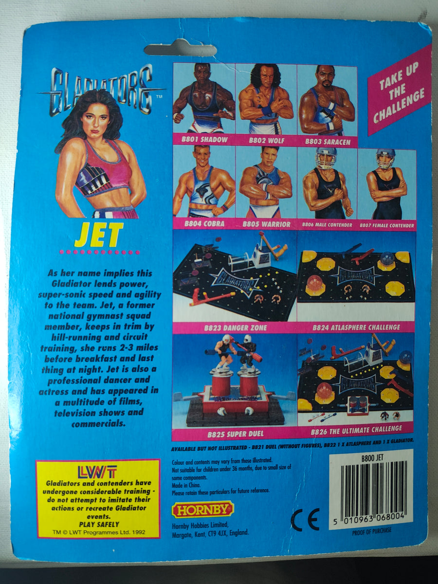 Gladiators Horby Toy - Jet - Original Boxed Figure Circa 1992