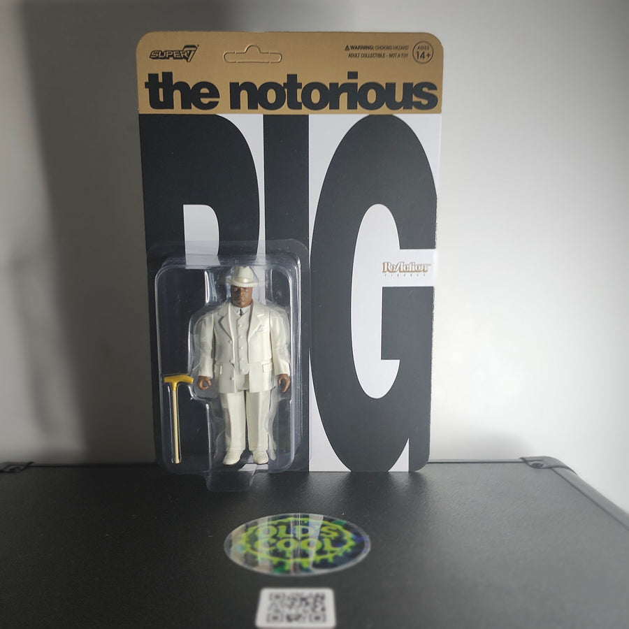 Super7 ReAction Figure – The Notorious B.I.G. (White Suit)