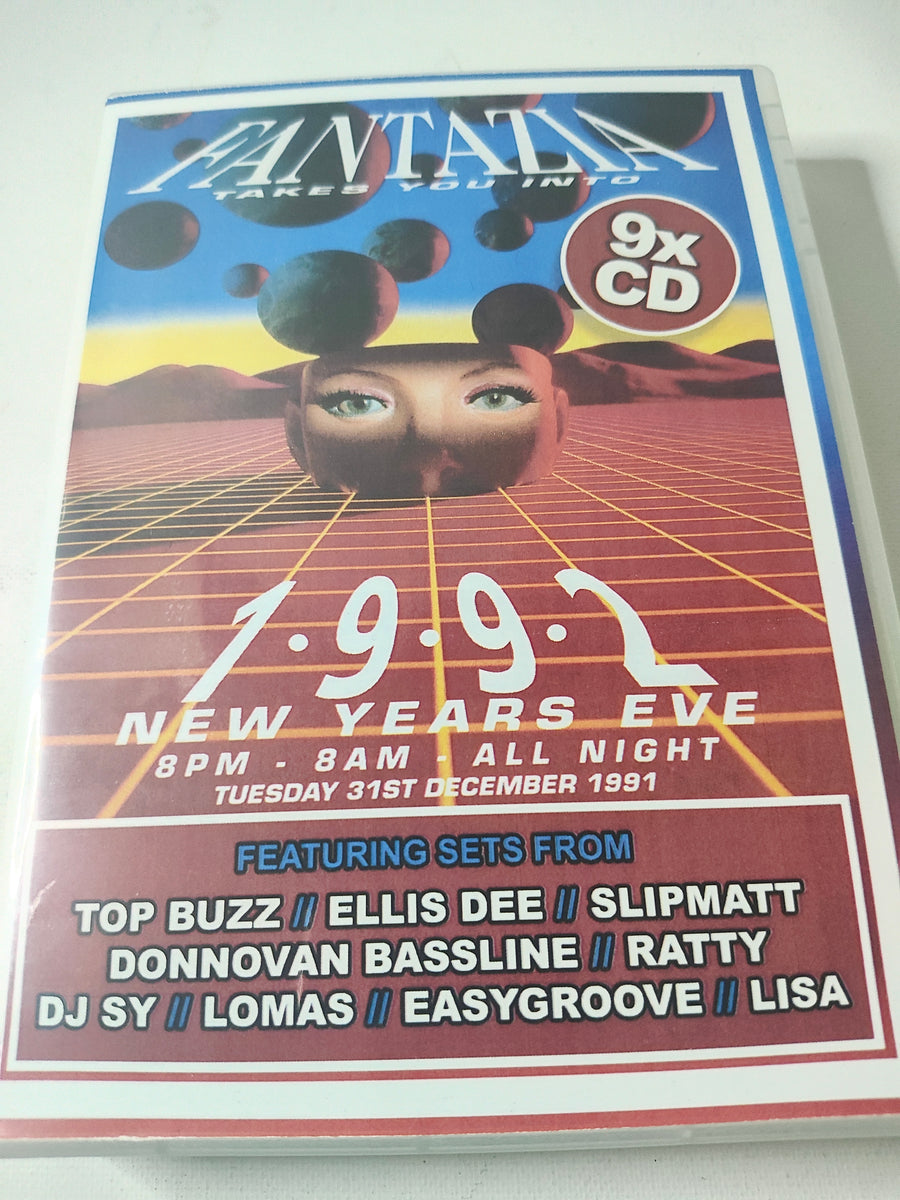 Fantasia New years Eve 1992 hand made 9xCD of the whole night.