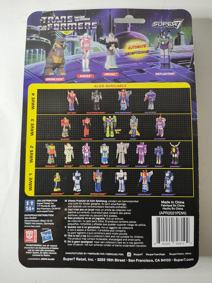 Super7 Transformer 'Reflector' figure