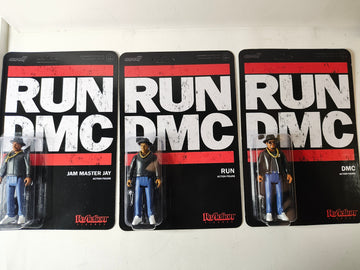 Super7 RUN DMC  (full set of 3 figures Run + DMC + Jay) figures