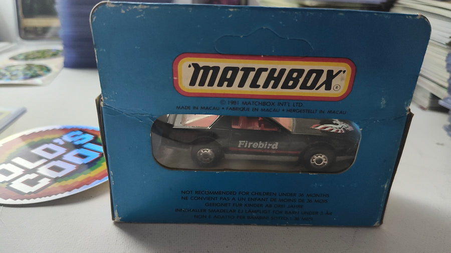 Matchbox Pontiac Firebird Collectible - Unopened 1981 Classic in Original Box