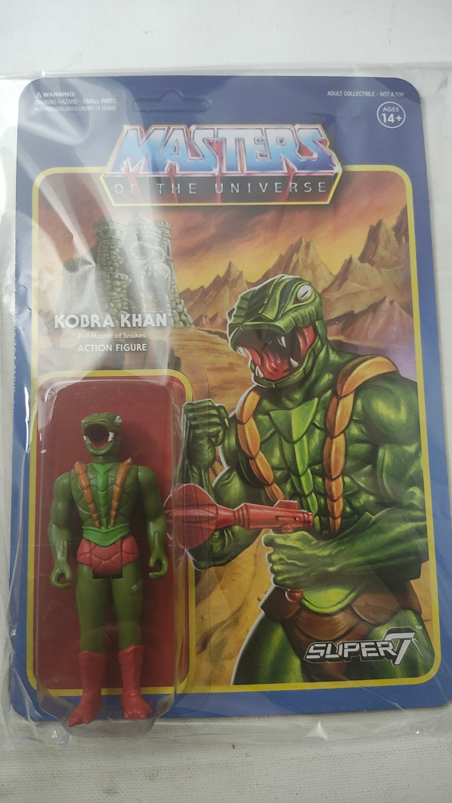 Kobra Khan Action Figure - Unleash the Power of Eternia with Super7's Collectible