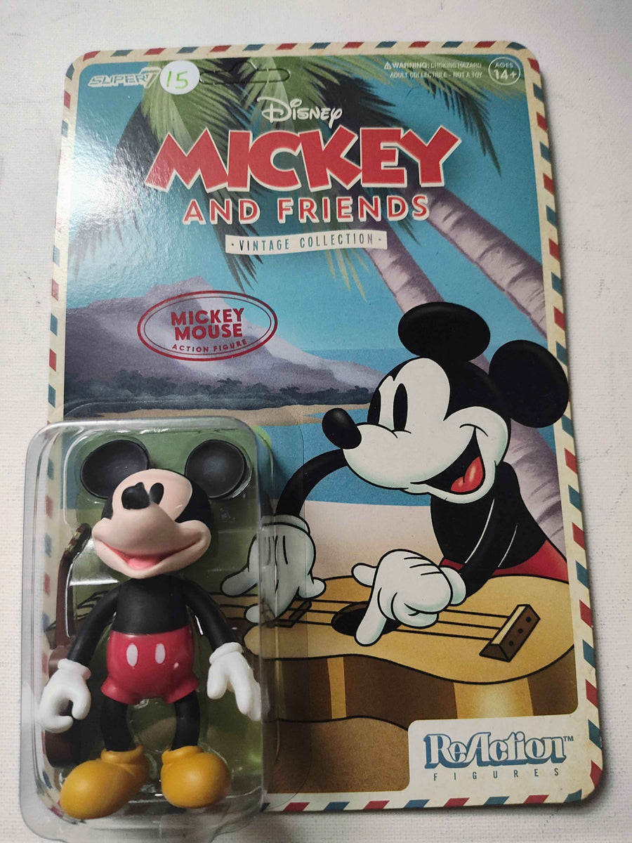 Mickey and Friends Super7 ReAction Figures Bundle