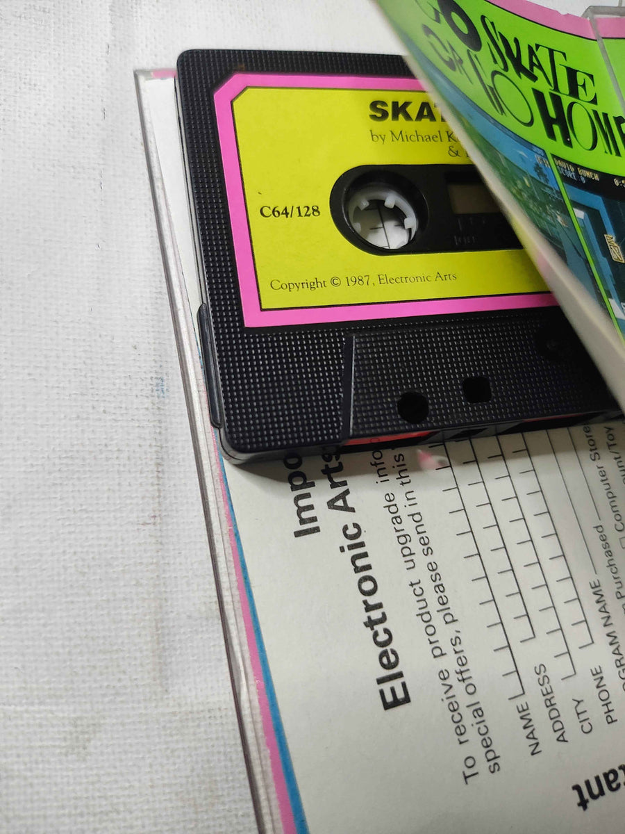 Unleash Retro Fun with Skate or Die Commodore 64 Game - 1987 Cassette Edition